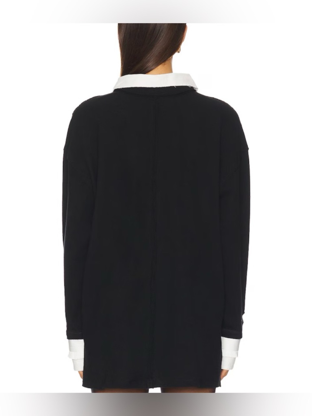 Free People Gianna Twofer in Black Combo Size Medium Retail $148 - Picture 7 of 15